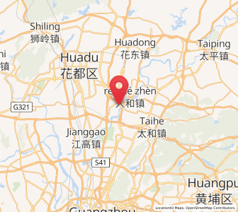 Map of Renhe, Guangdong