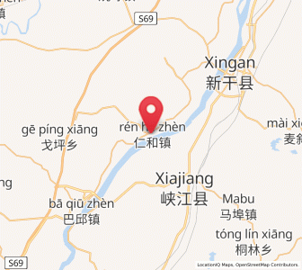 Map of Renhe, Jiangxi