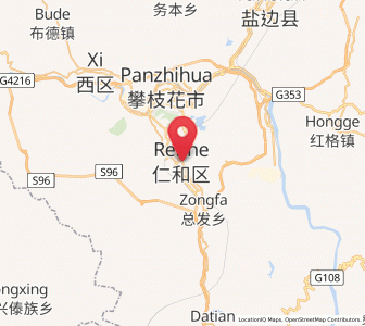 Map of Renhe, Sichuan