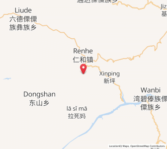 Map of Renhe, Yunnan