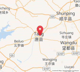 Map of Renhou, Hebei