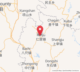 Map of Renju, Guangdong