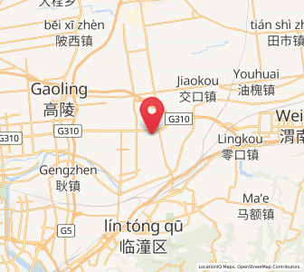 Map of Renliu, Shaanxi