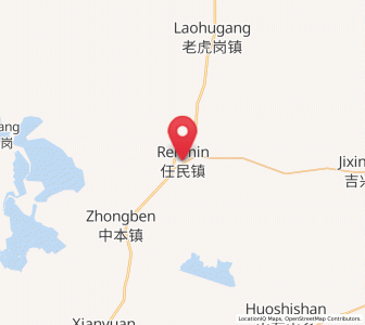 Map of Renmin, Heilongjiang