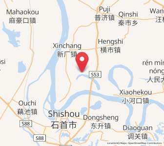 Map of Renmindayuan, Hubei