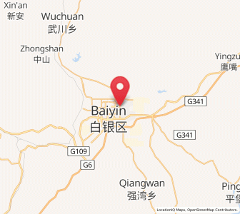 Map of Renminlu, Gansu