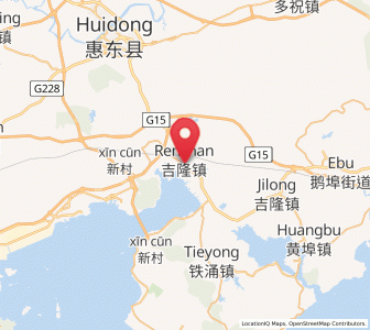 Map of Renshan, Guangdong