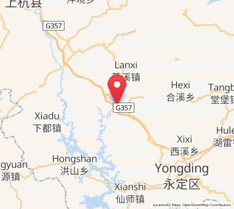 Map of Rentian, Fujian