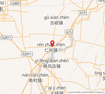 Map of Renzhao, Shandong
