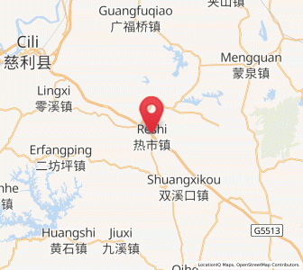 Map of Reshi, Hunan