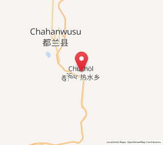 Map of Reshui, Qinghai