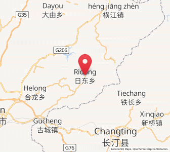 Map of Ridong, Jiangxi