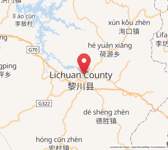 Map of Rifeng, Jiangxi