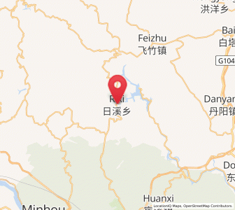 Map of Rixi, Fujian