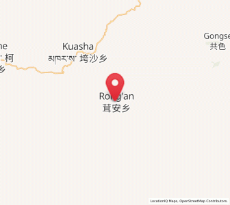 Map of Rong’an, Sichuan
