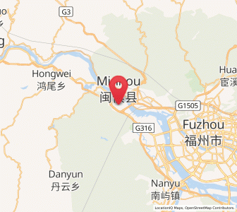 Map of Rong’an, Fujian
