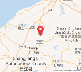 Map of Rongbang, Hainan