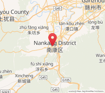 Map of Rongjiang, Jiangxi