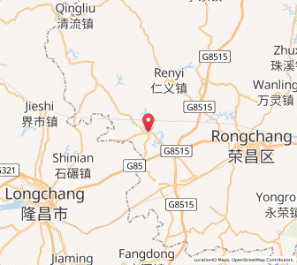 Map of Ronglong, Chongqing
