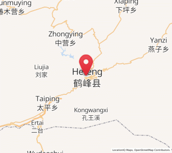 Map of Rongmei, Hubei