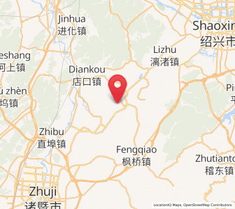 Map of Ruanshi, Zhejiang