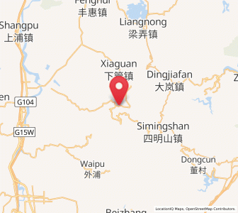 Map of Ruanzhuang, Zhejiang