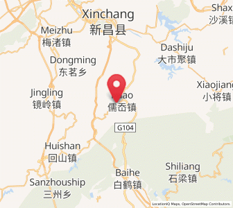 Map of Ru’ao, Zhejiang