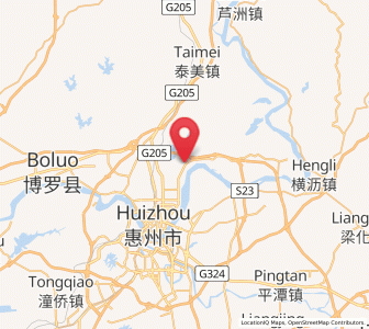 Map of Ruhu, Guangdong