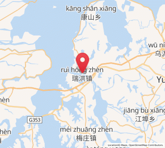 Map of Ruihong, Jiangxi