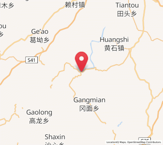 Map of Ruilin, Jiangxi