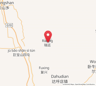 Map of Ruiting, Heilongjiang