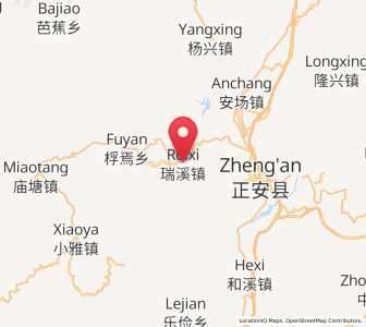Map of Ruixi, Guizhou