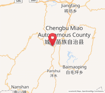 Map of Rulin, Hunan