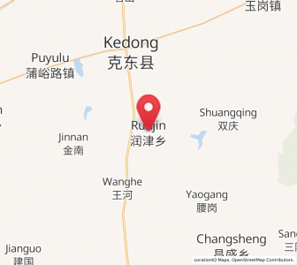 Map of Runjin, Heilongjiang