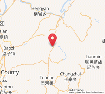 Map of Ruoshui, Hunan