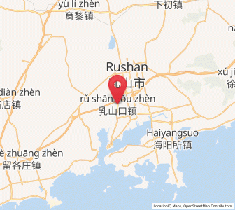 Map of Rushankou, Shandong