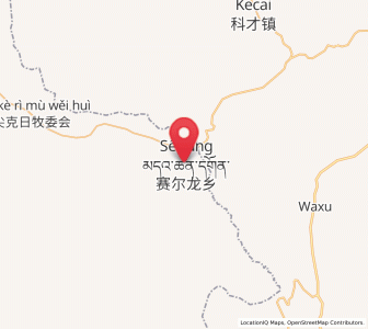 Map of Sai’erlong Xiang, Qinghai
