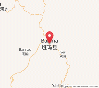 Map of Sailaitang, Qinghai