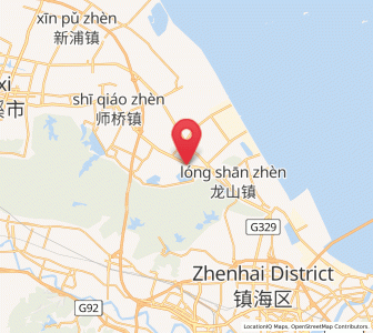 Map of Sanbei, Zhejiang