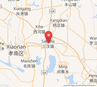 Map of Sancha, Hubei