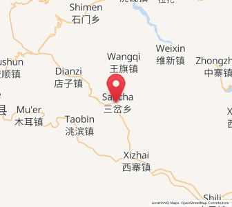 Map of Sancha, Gansu