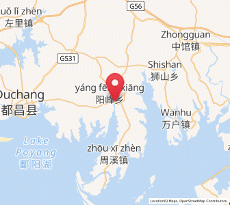 Map of Sanchagang, Jiangxi
