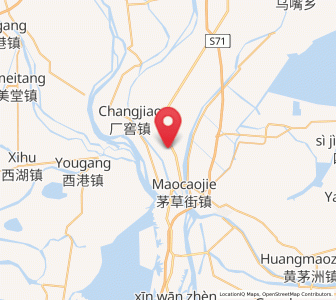 Map of Sanchahe, Hunan