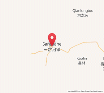 Map of Sanchahe, Inner Mongolia