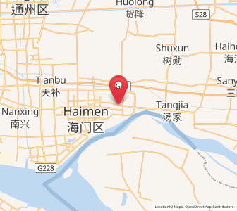 Map of Sanchang, Jiangsu