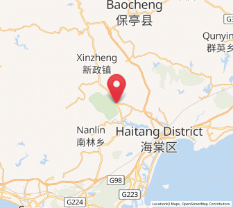 Map of Sandao, Hainan