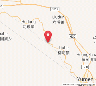 Map of Sandaogou, Gansu
