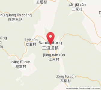Map of Sandaotong, Heilongjiang