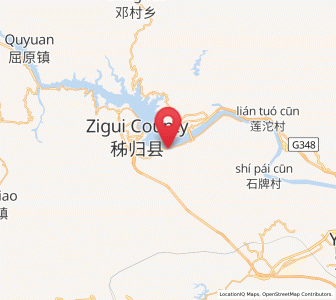 Map of Sandouping, Hubei