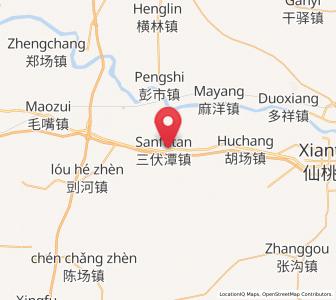 Map of Sanfutan, Hubei